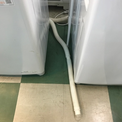 ジャングルジャングル貝塚店　洗濯機　東芝　2021年製　5.0kg 上開き　縦型　白　ホワイト　浸透パワフル洗浄　部屋干しモード　から