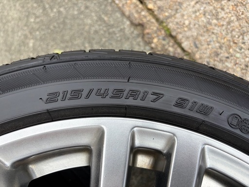 スバル純正7J 、タイヤルマン215/45R17 スバル純正7J 、タイヤルマン215/45R17