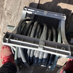 引き取り限定　新古品　20mホースリールの画像