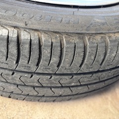 トヨタ　初代アクア　　　　鉄チンホイールタイヤ4本
の画像