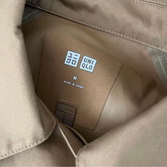 美品 メンズ ユニクロ ステンカラーコート M ブラウン 春服 秋服 冬服の画像