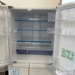【安心の1年保証】三菱 MITSUBISHI 6ドア冷蔵庫 MR-WX47LH-W1 2023年製の画像
