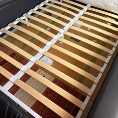 高級デザイナーズベッド、ダブル、美品の画像