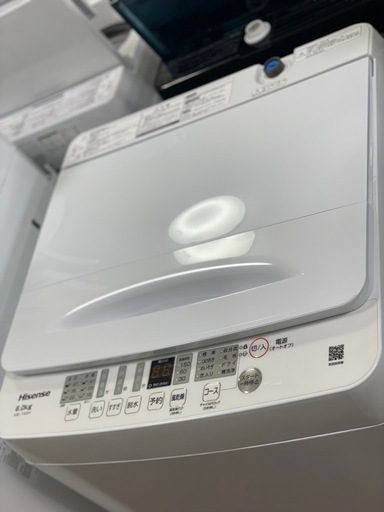 送料・設置込み可?表示価格より10%OFF?洗濯機　6kg  Hisense 2024年【分解クリーニング済み】
