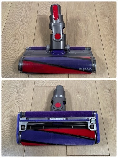 ダイソン ① SV12 V10 純正ゴールドパイプ　２タイプヘッドから選択　補強型トリガー装着　新品交換フィルター付　フルパーツ