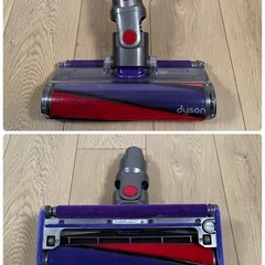 ダイソン ① SV12 V10 純正ゴールドパイプ　２タイプヘッドから選択　補強型トリガー装着　新品交換フィルター付　フルパーツの画像