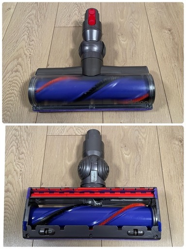 ダイソン ① SV12 V10 純正ゴールドパイプ　２タイプヘッドから選択　補強型トリガー装着　新品交換フィルター付　フルパーツ