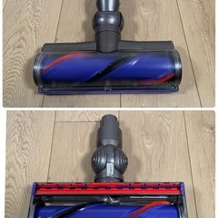 ダイソン ① SV12 V10 純正ゴールドパイプ　２タイプヘッドから選択　補強型トリガー装着　新品交換フィルター付　フルパーツの画像