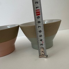 BRUNO 飯碗 ピンク グリーン 2個セットの画像