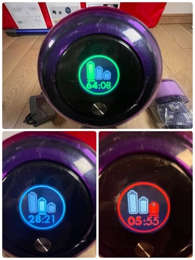 ダイソン ③ SV14 V11 美品純正ブルーパイプ　２タイプヘッドから選択　補強型トリガー装着　新品交換フィルター付　フルパーツ