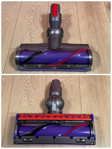 ダイソン ③ SV14 V11 美品純正ブルーパイプ　２タイプヘッドから選択　補強型トリガー装着　新品交換フィルター付　フルパーツ