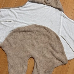 ジェラピケおくるみ+手袋2点セットの画像