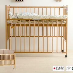 日本製 ワンタッチハイベッド 折りたたみ 木製の画像