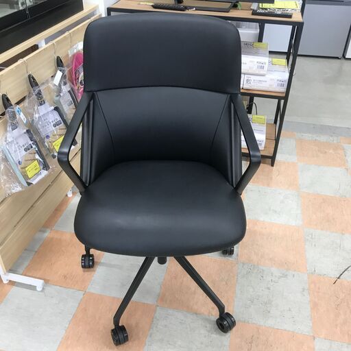 ＼家具＊家電のお店／【ｼﾞｬﾝｸﾞﾙｼﾞｬﾝｸﾞﾙ石川金沢店】ワークチェア /BK W(幅)70cm×D(奥行き)70cm×H(高さ)94～101cm