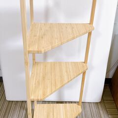 M850 IKEA RAGRUNDローグルンド コーナーラック 隙間収納 ナチュラルの画像