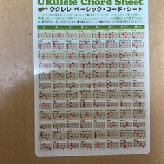 ウクレレ   ケース・チューナー・コードシート付きの画像