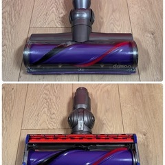 ダイソン ⑤ SV14V11 新品パープルパイプ　２タイプヘッドから選択　補強トリガー装着　新品交換フィルター付　パーツフルセットの画像