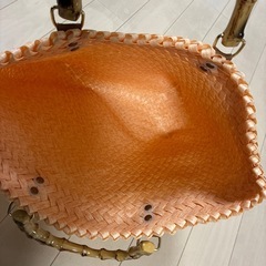 竹かご風バッグの画像