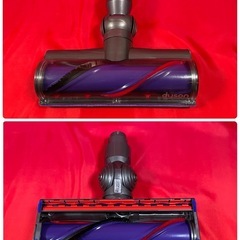 ダイソン⑥SV14V11 純正スタンド収納　新品ブルーパイプ　２タイプヘッドから選択　補強トリガー装着　新品交換フィルター　パーツの画像