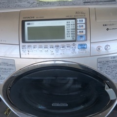 HITACHIドラム式洗濯機の画像