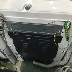 ジャングルジャングル貝塚店　洗濯機　パナソニック　2022年製　白　ホワイト　5.0kg 上開き　縦型　からみほぐし　つけおきコース　ビッグウェーブ洗浄　カビ取り機能　自動おそうじ　全自動洗濯機　中古　貝塚市　二色浜の画像