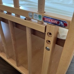 ベビーベッド  120×70cmの画像