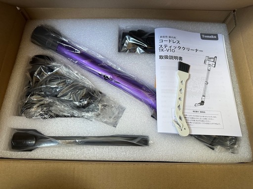 【新品】115000Pa超強力吸引Temiku TK-V10 コードレス掃除機