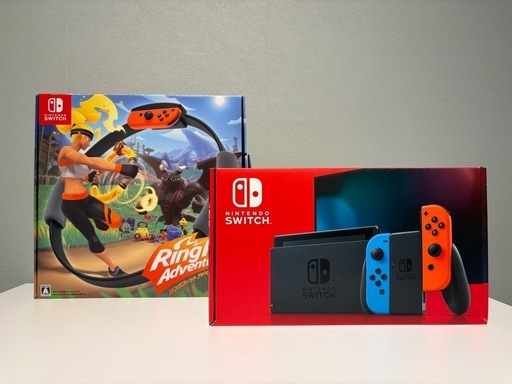 【美品】Nintendo Switch本体＋リングフィット＋Just Dance2021 セット