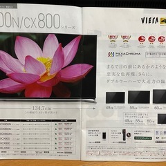 中古Panasonicビエラ TH-49CX800 49インチ液晶テレビの画像
