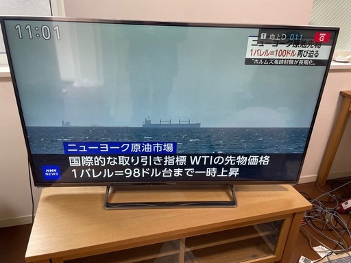美品Panasonic4K49インチ　ビエラ TH-49CX800 