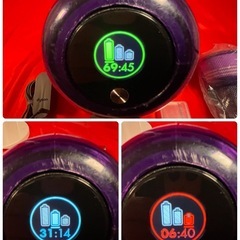 ダイソン⑦SV14V11 純正スタンド収納　新品レッドパイプ　２タイプヘッドから選択　補強トリガー装着　新品交換フィルター　パーツの画像