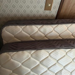 ニトリ　シングルベッドマットレスの画像