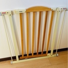 【ベビーゲート】木製 KATOJI 自動で閉まるタイプ 76〜86cm ナチュラル　オートクローズの画像