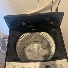 【使用3年未満】Haier洗濯機5.5kg（1人暮らしにオススメ）の画像