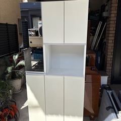 ホワイト　下駄箱の画像