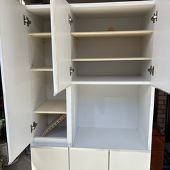 ホワイト　下駄箱の画像