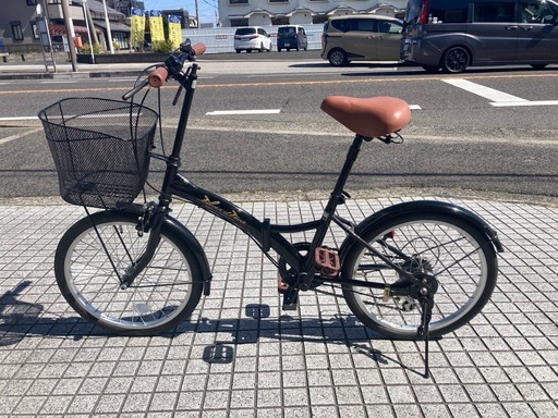 【折りたたみ自転車】未使用車❗️20インチ　外装6段変速、前カゴ付❗️若林自転車　膳所店　SALE中❗️_3