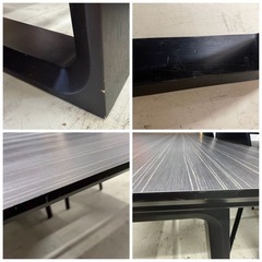 🉐SALE🉐 【カリモク】ダイニングテーブル　DA6080　幅180　奥85　高69　6人掛け　4人掛け　テーブル　食卓テーブル　黒　朝霞市　リサイクルショップ　和光市　志木市　新座市　GM595の画像