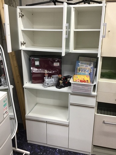 ●販売終了●レンジボード　レンジ台　食器棚　中古品