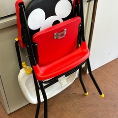 ★キレイ★ KATOJI カトージ ミッキーマウス ベビーハイチェア 折りたたみ式 テーブル付き ・高さ51cm×幅35.5cm×奥行き26cmの画像