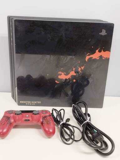 PlayStation 4/PS4/CUH-7100B/1TB/MONSTER HUNTER WORLDデザイン
