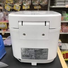 ジャングルジャングル貝塚店　炊飯器　ニトリ　白　ホワイト　3合　マイコン式　予約タイマー　天面フラットパネル　丸洗い　フッ素加工　中古　貝塚市　二色浜の画像