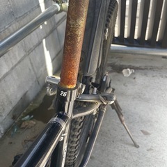 子供用自転　前輪破損の画像