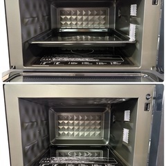 NO.2750【2025年製】美品 YAMAZEN 山善 オーブンレンジ NERK-F0241TSV（B） 角皿付き キッチン 家電 中古の画像