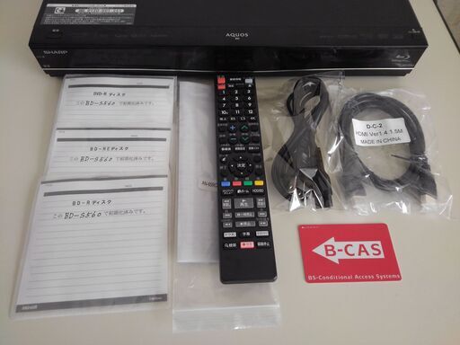 シャ－プAQUOS2014年製ブル－レイレコ－ダ－BD-S560　正常動作確認済み