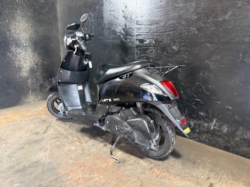 ★支払総額4.5万円★定休日なし！いつでも現車確認可能です！ スズキ レッツ 黒 CA4AA 人気のレッツ！ ４ストインジェクション！ 集中キー！ 低燃費！