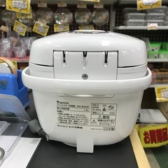 ジャングルジャングル貝塚店　炊飯器　ヤマダ　2020年製　5合　白　ホワイト　液晶画面　マイコンタイプ　釜厚最大2.0mm 持ち手　中古　貝塚市　二色浜の画像