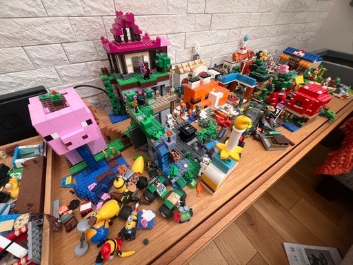 あつ森、マイクラなど　レゴ大量
セット