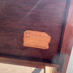 アンティーク調キッチンラックの画像