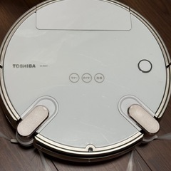 東芝　ロボット掃除機　VC-RVD1 　ホワイト　自動ゴミの画像